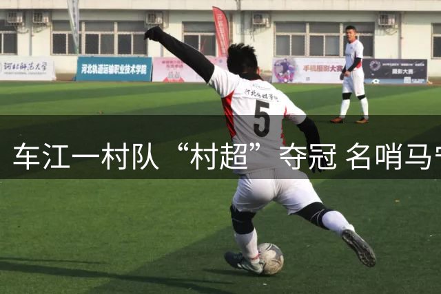车江一村队“村超”夺冠 名哨马宁现场助阵